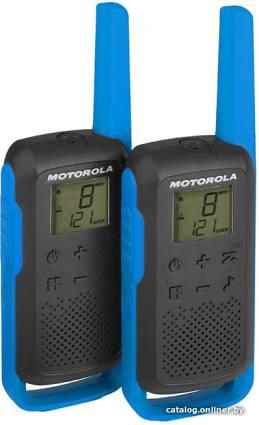 Motorola T62 Walkie-talkie (черный/синий) - фото 1 - id-p10447969