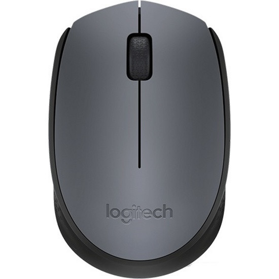 Logitech M170 Wireless Mouse Gray/Black [910-004642] - фото 1 - id-p10447212