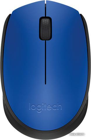 Logitech M171 Wireless Mouse синий/черный [910-004640] - фото 1 - id-p10447214