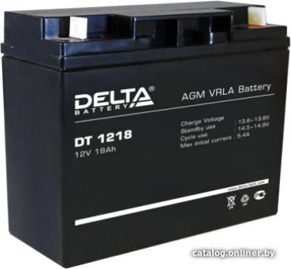 Delta DT 1218 (12В/18 А·ч) - фото 1 - id-p10446673