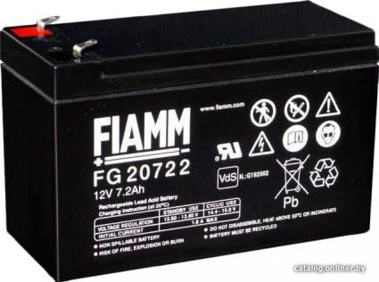 FIAMM FG20722 (12В/7.2 А·ч) - фото 1 - id-p10446795