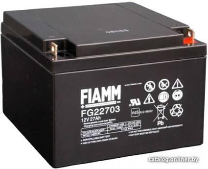 FIAMM FG22703 (12В/27 А·ч) - фото 1 - id-p10446798