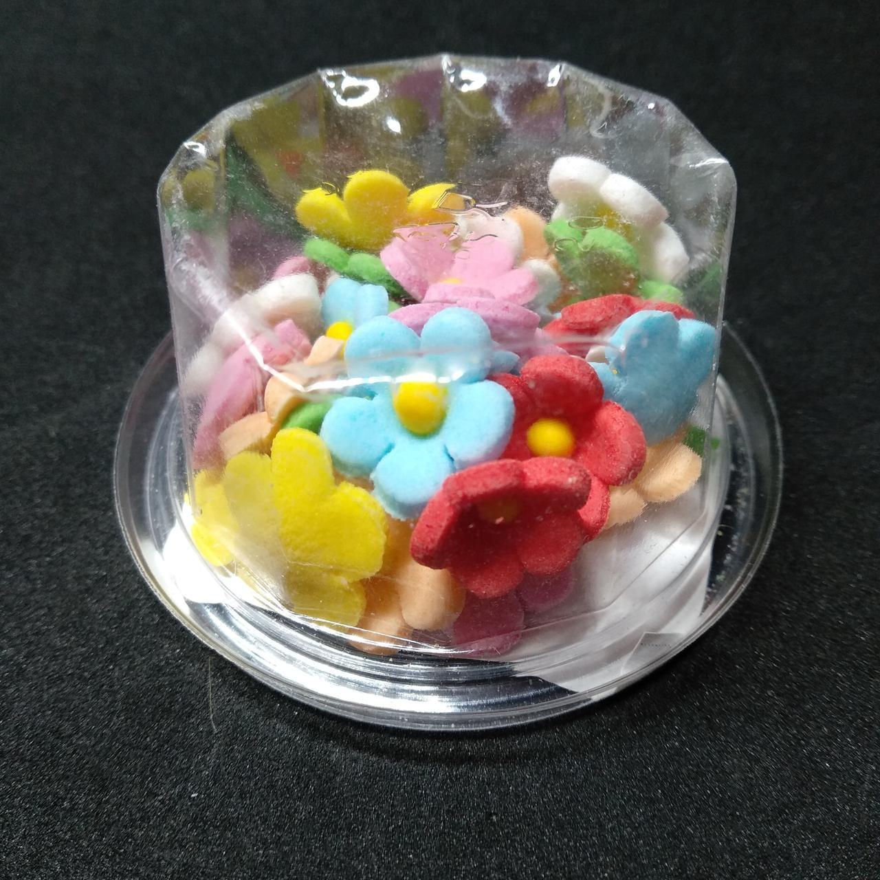 Пасхальное украшение из сахарной мастики набор Цветы льна микс - фото 1 - id-p10448537