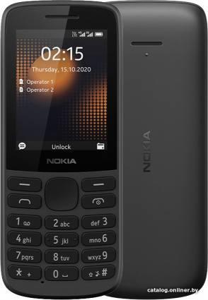 Nokia 215 4G (черный) - фото 1 - id-p10448755