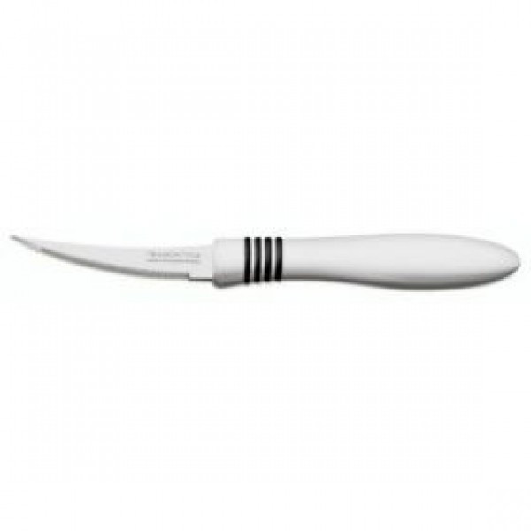 Нож для томатов Tramontina Cor&Cor 76 мм бел. руч. 23462/283 - фото 1 - id-p5559939