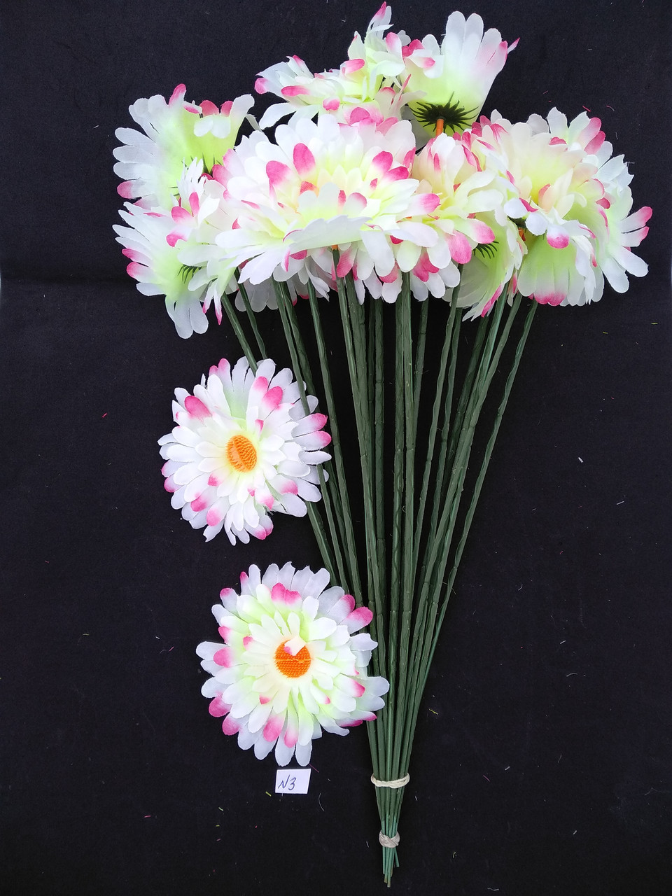Искусственные цветы Ромашка 20 шт белая - фото 1 - id-p10448892