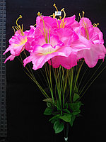 Искусственные цветы Нарцис с травкой 20 шт Розовые