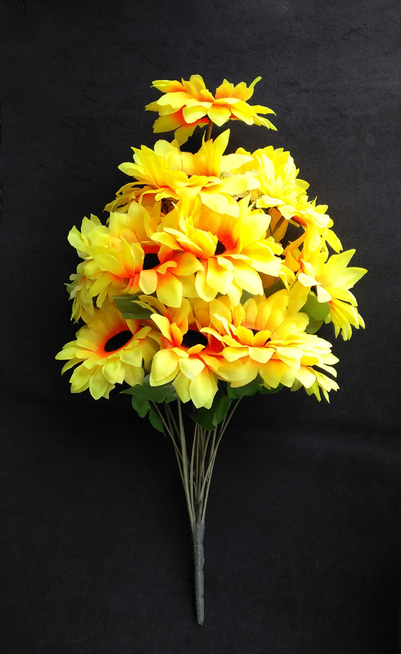 Искусственные цветы Подсолнуха букет - фото 1 - id-p10448912