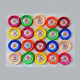 Значок  с розеткой "Выпускник" с фото или рисунком (Разные цвета), фото 2