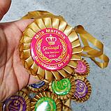 Медаль с розеткой выпускника детского сада Золотая, фото 6