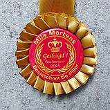 Медаль с розеткой выпускника детского сада Золотая, фото 8