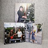 Квадратные настенные часы с Вашей фотографией на 8-е марта, фото 4