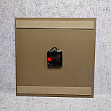 Квадратные настенные часы с Вашей фотографией на 8-е марта, фото 5