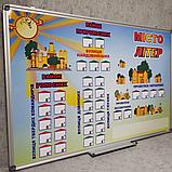 Магнитно-маркерная доска с магнитными карточками "Город букв" (Набор), фото 6