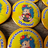 Значки Выпускникам детского сада. "Ёжик", фото 3