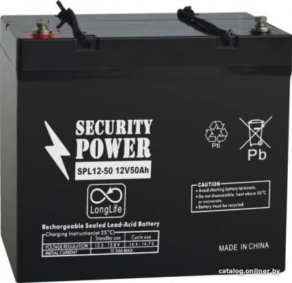 Security Power SPL 12-50 12V/50Ah - фото 1 - id-p10451244
