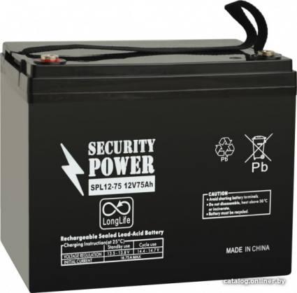 Security Power SPL 12-75 12V/75Ah - фото 1 - id-p10451245