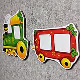 Комплект развивающих магнитов"Поезд", фото 2