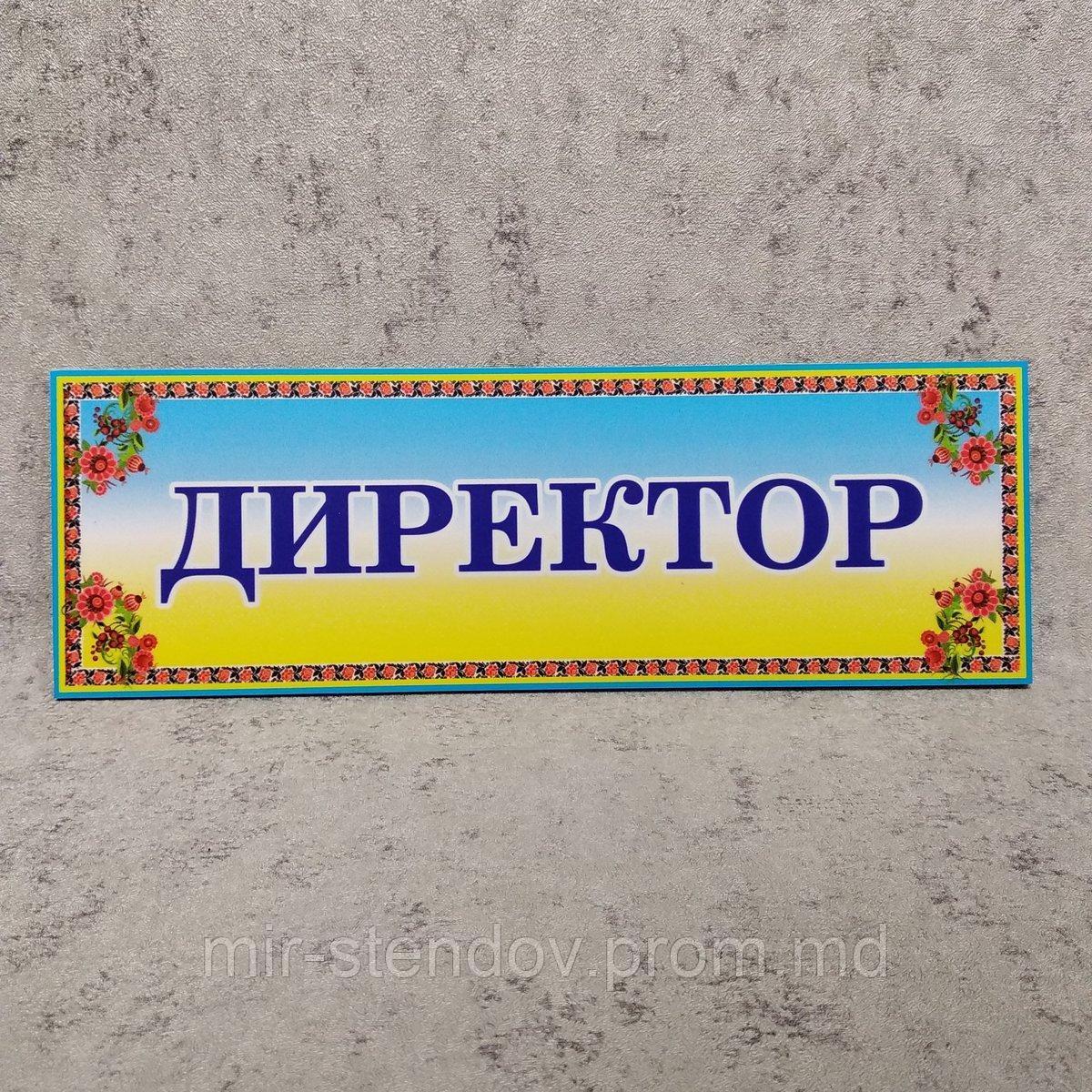 Табличка кабинетная Директор, фото 1