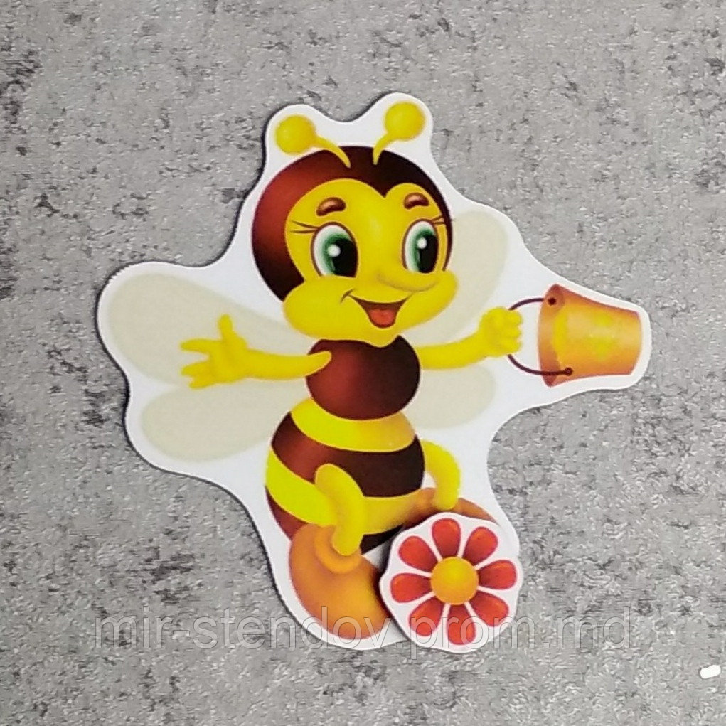 Магнитный стенд для крепления рисунка Пчелка с ведерком - фото 1 - id-p4429840