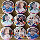 Значок с фотографией и именем, Фотозначок, фото 2