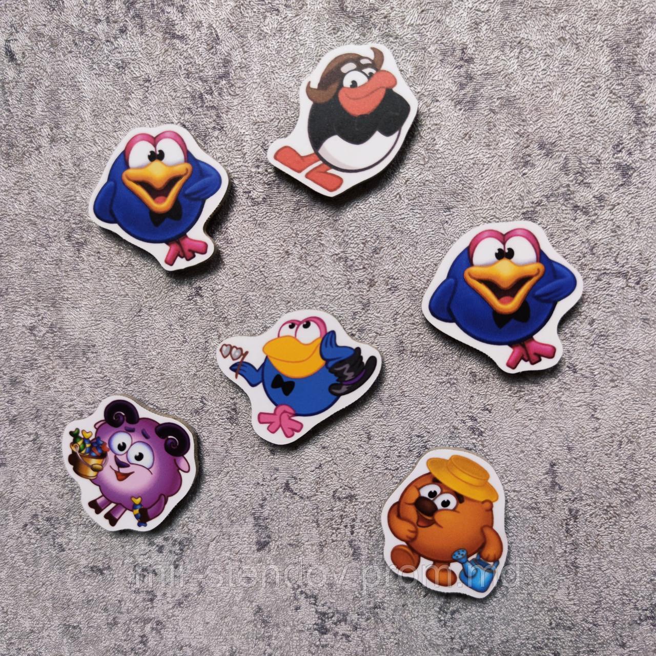 Магнитики канцелярские Смешарики, фото 1