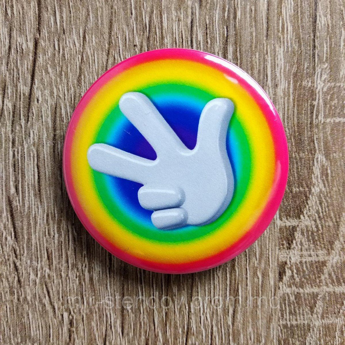 Значок Фиксики Радужный 6, фото 1