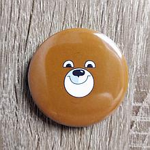 Значок прикольный Мишка