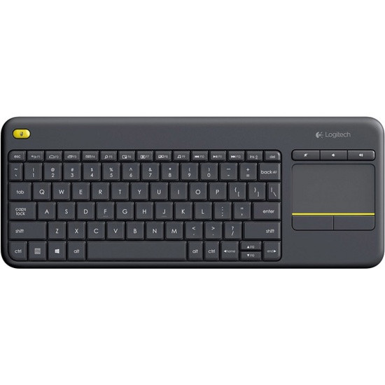 Logitech Wireless Touch Keyboard K400 Plus Black (920-007147) - фото 1 - id-p10452339