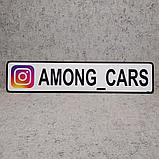 Сувенирный авто-номер с Вашим ником в соцсетях, фото 4