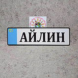 Номер на коляску с именем ребёнка (Флаги иностранных государств), фото 5