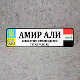 Номер на коляску с именем ребёнка (Флаги иностранных государств), фото 7