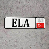 Номер на коляску с именем ребёнка (Флаги иностранных государств), фото 9