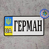 Номер Сувенирный "Герб UA"  (20х10 см), фото 4