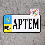 Номер Сувенирный "Герб UA"  (20х10 см), фото 7