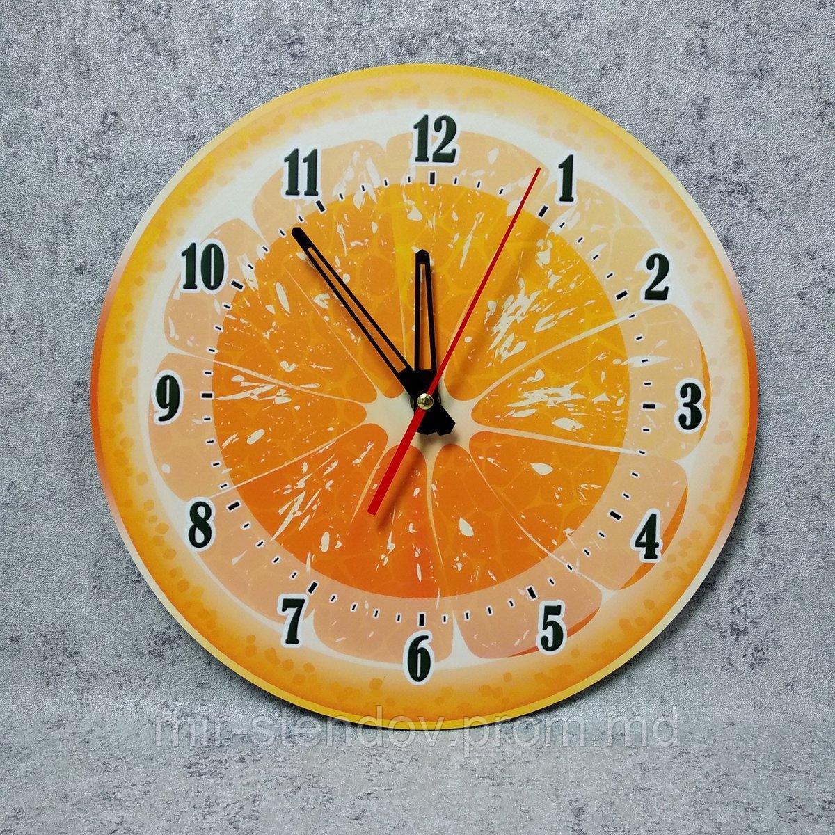 Настенные часы для кухни Апельсин - фото 1 - id-p5995345