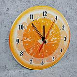 Настенные часы для кухни Апельсин, фото 3