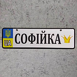 Номер на коляску "Мультяшная корона принцессы" (Герб UA), фото 3