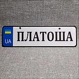 Номер на коляску с именем ребенка. (UA), фото 10