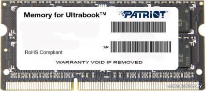 Patriot Memory for Ultrabook 8GB DDR3 SO-DIMM PC3-12800 (PSD38G1600L2S) - фото 1 - id-p10456401