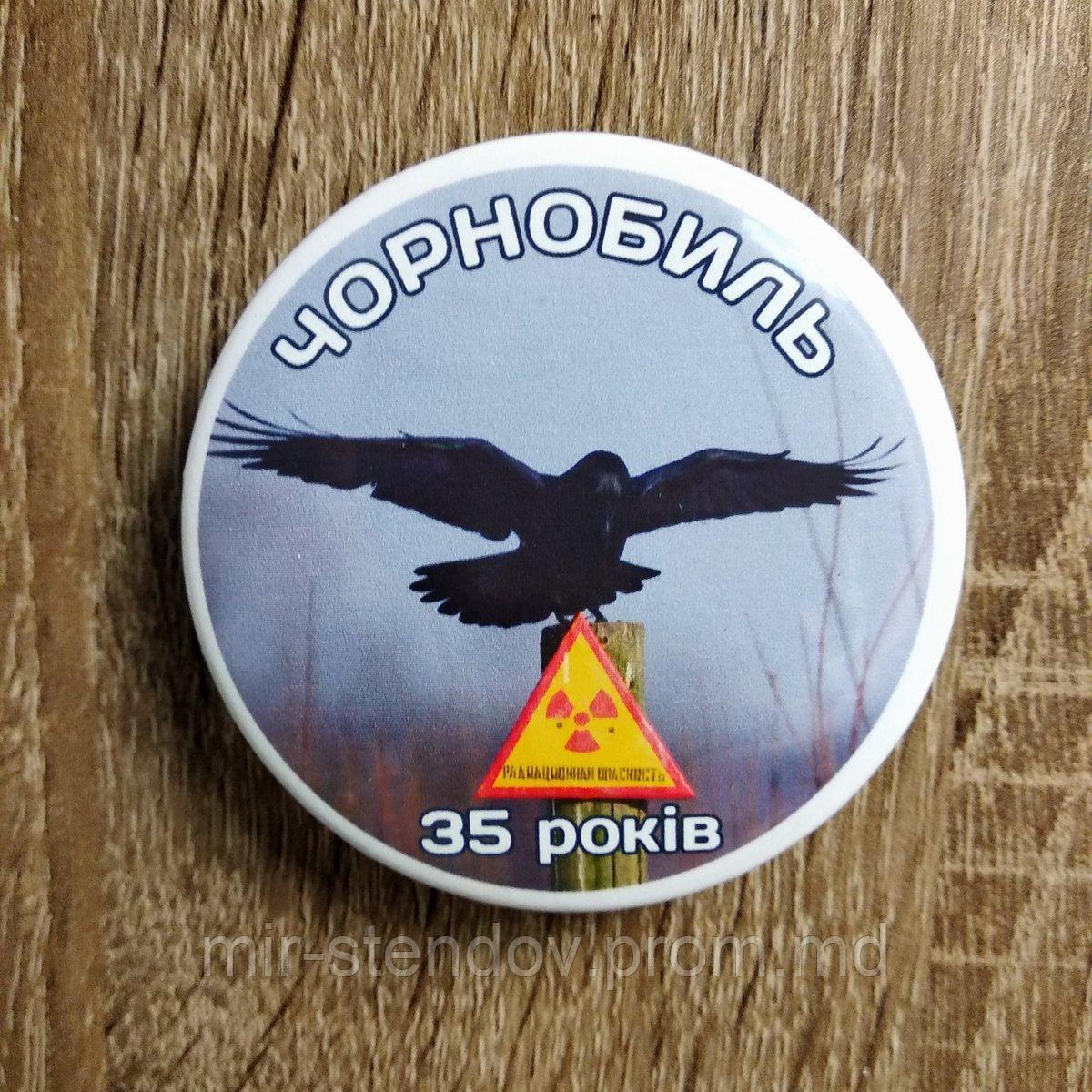 Значок "Чернобыль 35 лет" - фото 1 - id-p5997578