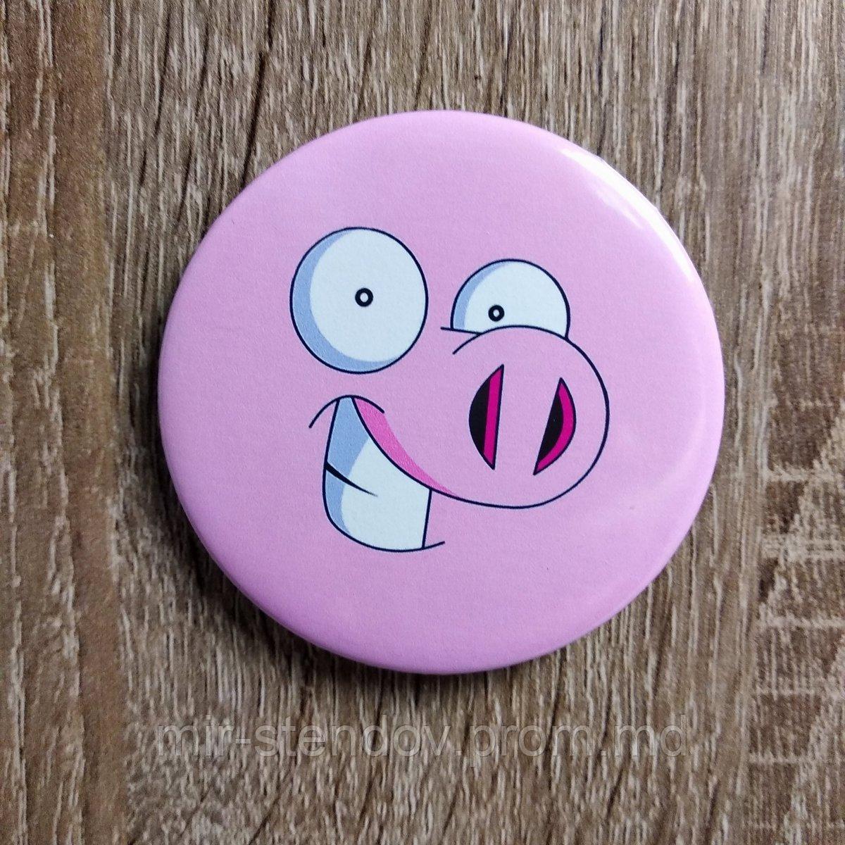 Значок Пиг пинк, фото 1