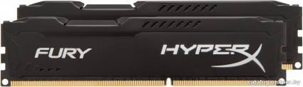 HyperX Fury Black 2x4GB KIT DDR3 PC3-10600 HX313C9FBK2/8 - фото 1 - id-p10457348