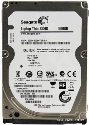 Seagate Laptop SSHD 500GB (ST500LM000) - фото 1 - id-p10457372