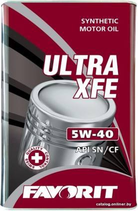 Favorit Ultra XFE 5W-40 metal 5л - фото 1 - id-p10457625
