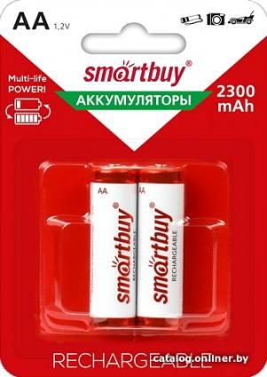 Smartbuy AA 2300mAh 2 шт. SBBR-2A02BL2300 - фото 1 - id-p10458080
