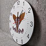 Настенные часы с эмблемой ДШВ Украины "Всегда первые", фото 2