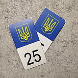 Наклейка на номер автомобиля (Герб + номер региона), фото 2