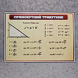 Картонные плакаты для кабинета Математики. (Бежевые), фото 6