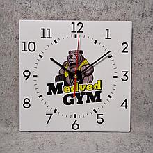 Часы настенные квадратные С вашим логотипом